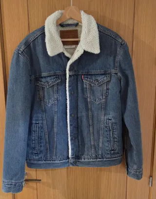 Chaqueta Levi's Sherpa Trucker Mujer Talla