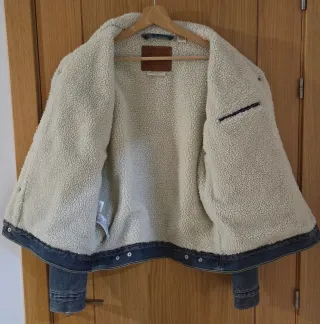 Chaqueta Levi's Sherpa Trucker Mujer Talla