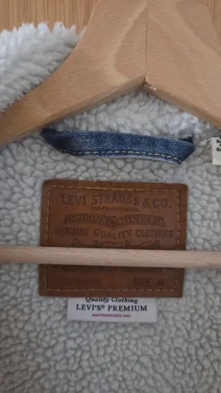 Chaqueta Levi's Sherpa Trucker Mujer Talla