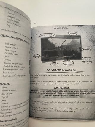 Manual videojuego Resistance 3 PS3 eng