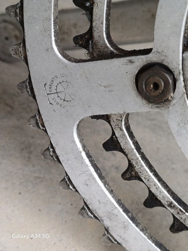 telaio acciaio 53 x 53 ed accessori bici vintage 