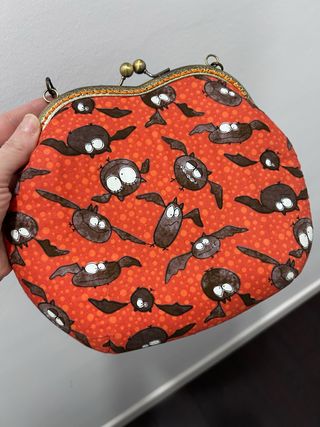 Bolso patchwork murciélagos Halloween