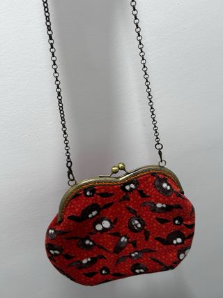 Bolso patchwork murciélagos Halloween