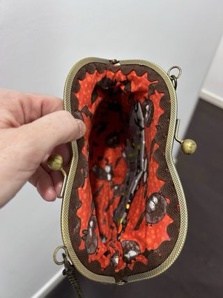 Bolso patchwork murciélagos Halloween