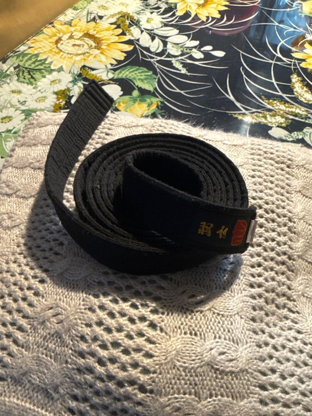 Cintura nera arti marziali 280 cm