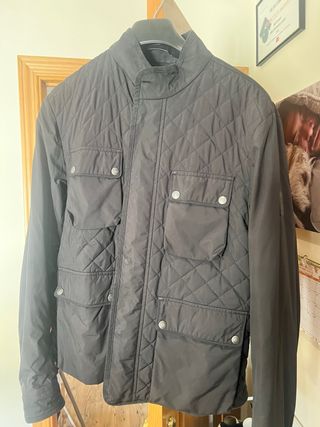 Chaqueta Belstaff Negra Acolchada