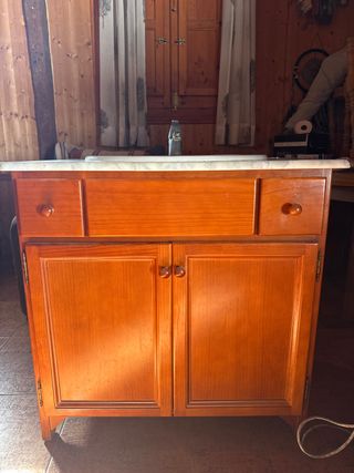 Mueble de baño madera maciza