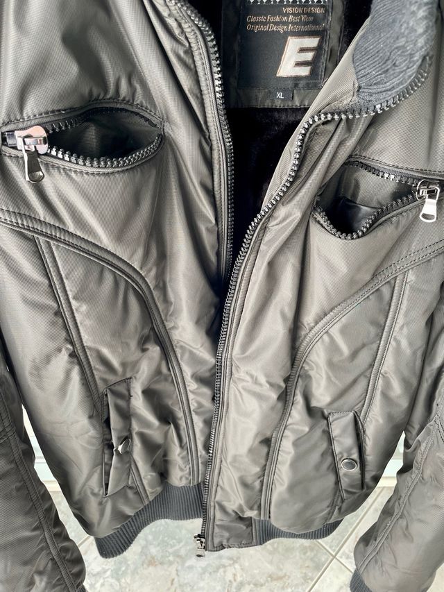 Giaccone uomo interno pelo sintetico XL