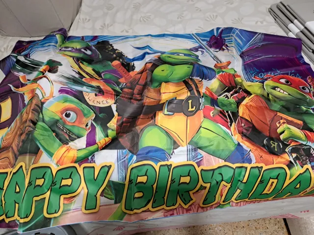 Decoración Cumpleaños Tortugas Ninja