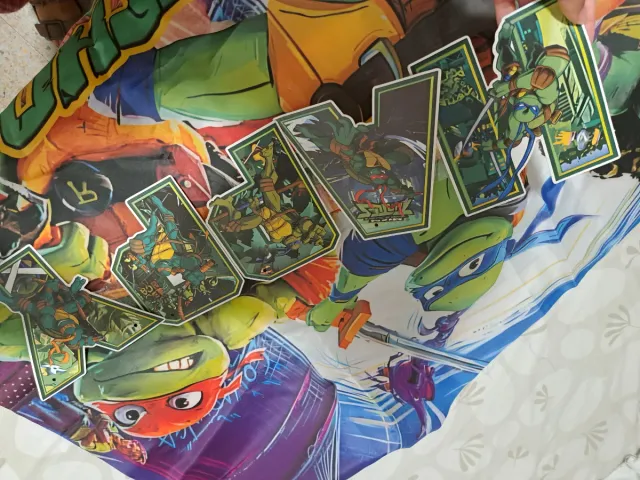 Decoración Cumpleaños Tortugas Ninja