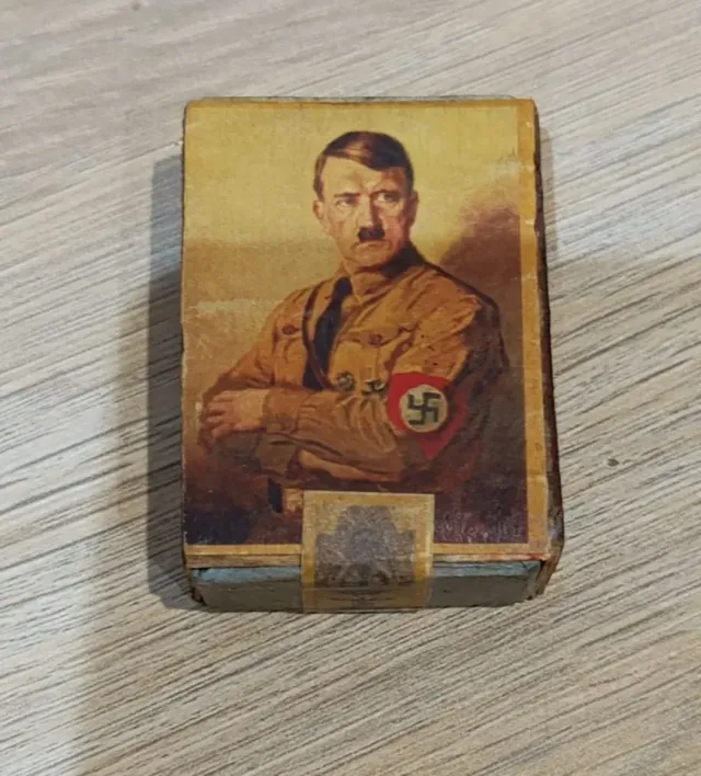 Antigua cajita de cerillas Tercer Reich