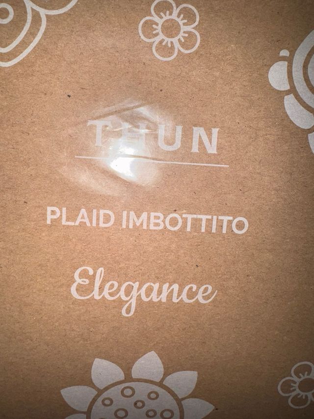 Thun Plaid Imbottito Elegance Beige, nuovissimo