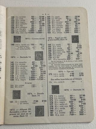 Catálogo Sellos España Ricardo de Lama 1957