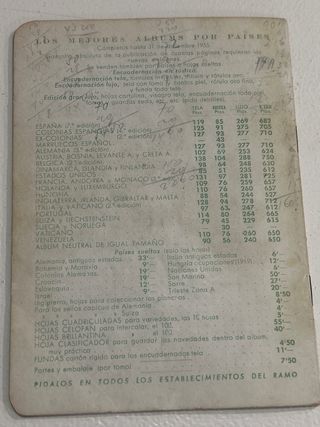 Catálogo Sellos España Ricardo de Lama 1957