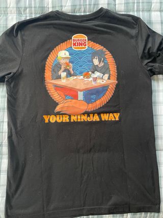 Camiseta Negra Naruto Burger King