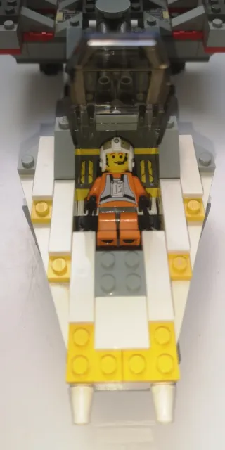 2 Cazas Lego Star Wars Tie & Y-Wing y 3 figuras