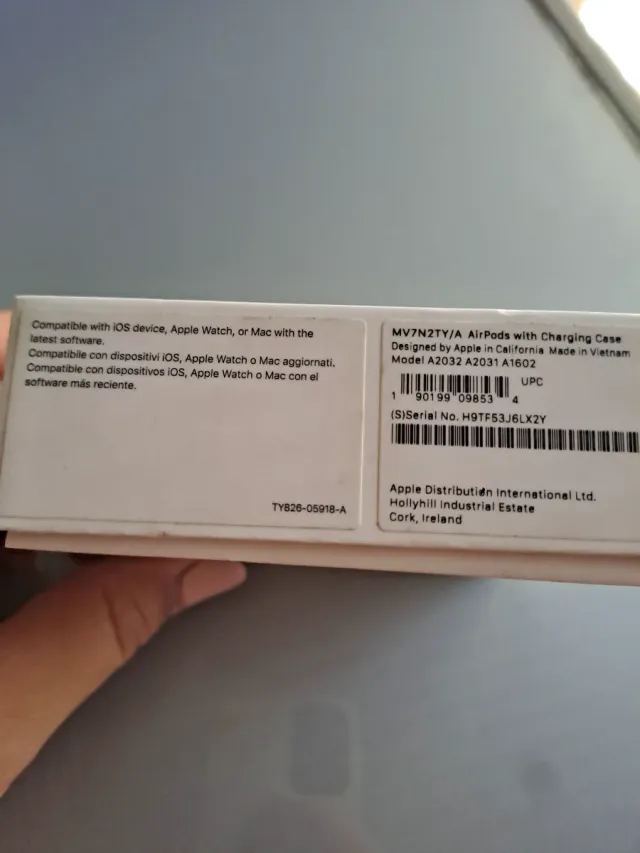 Airpods con estuche de carga