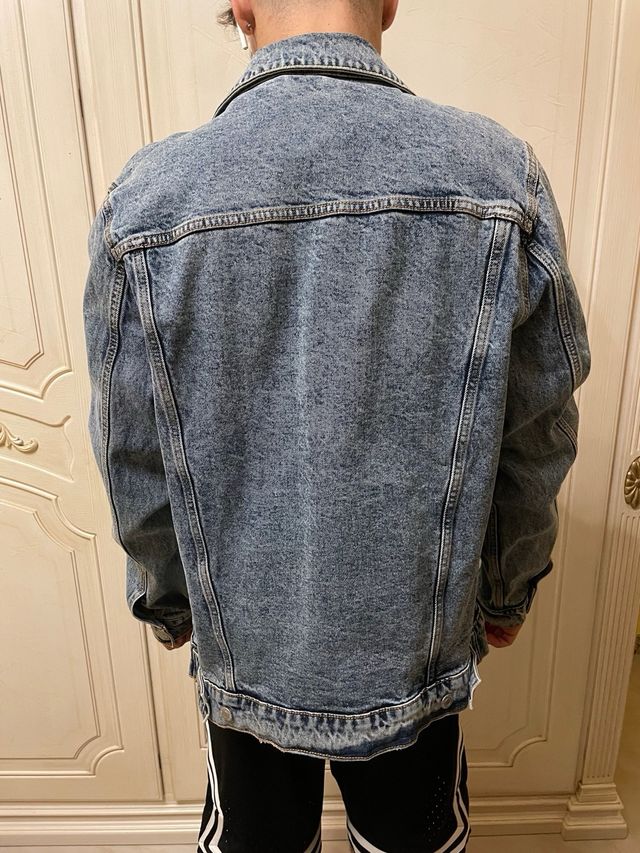 Giacca jeans Pull&Bear blu