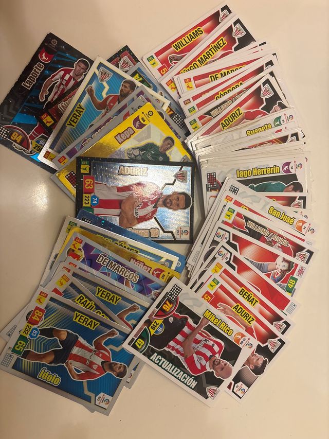 75 cromos Athletic Club Liga 2017-19