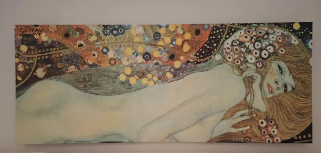 Lienzo reproducción de Serpiente de agua II