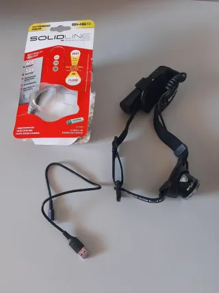 Linterna frontal SOLIDLINE SH6R 600 lúmenes