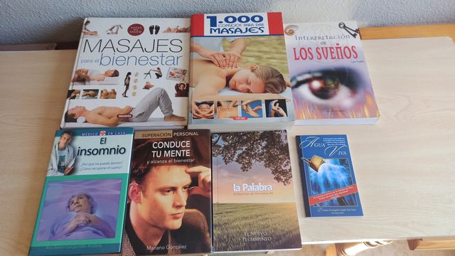 Libros masajes sueños insomnio mente testamento
