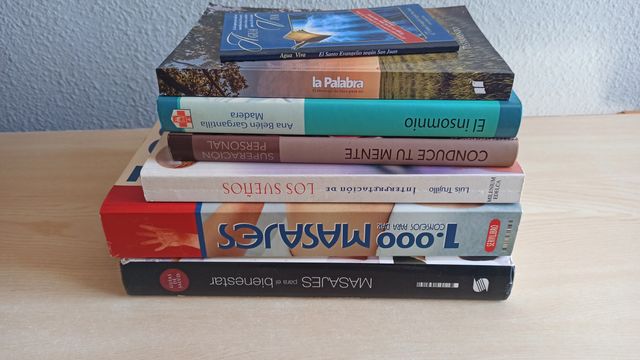 Libros masajes sueños insomnio mente testamento