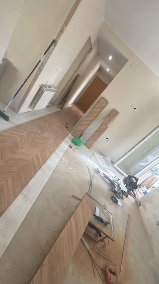 Instalación de tarimas