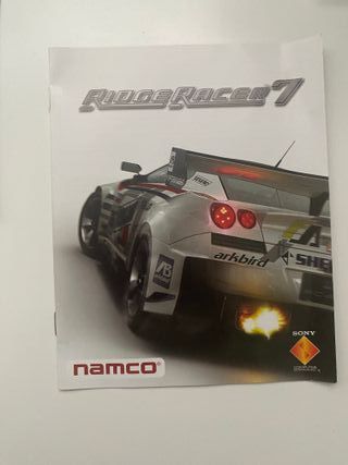 Manual videojuego Ridge Racer 7 PS3 español