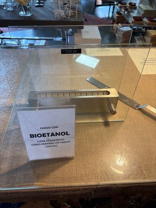 LIQUIDACIÓN-70% Chimenea Bioetanol Metal y Cristal