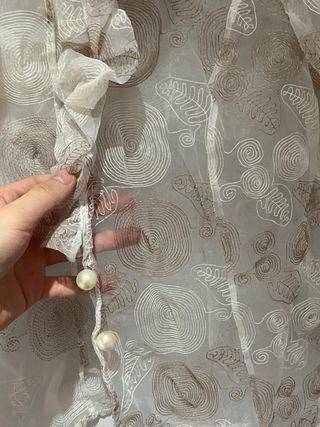 Blusa transparente XL