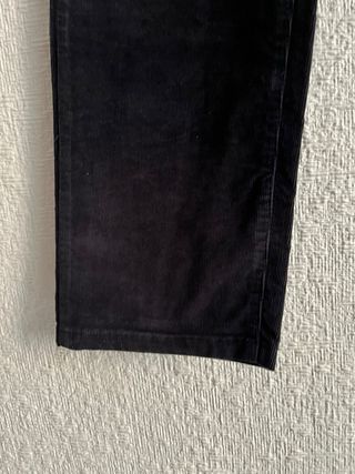 Pantalón pana negro hombre W34 | ES44 Paul & Shark