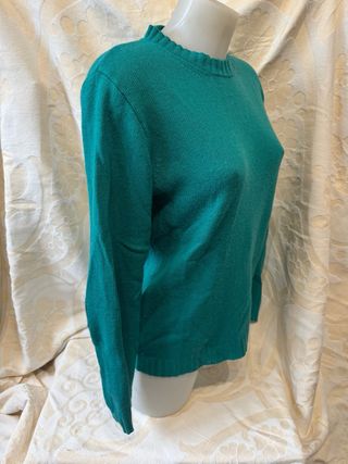 Maglione turchese ottanio misto cashmere Liu Jo