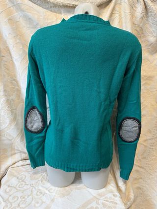 Maglione turchese ottanio misto cashmere Liu Jo