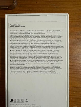 iPhone 15 Pro Max 256GB Blu + Custodia