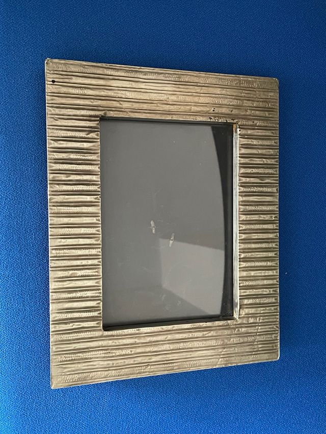 Portafotos de metal y cristal