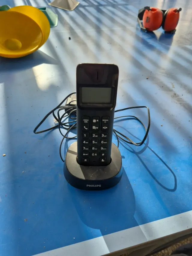 Teléfono Inalámbrico Philips Negro