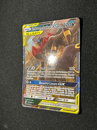 Carta Pokemon Umbreon & Darkrai GX 2019