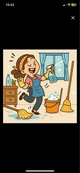 Limpieza y cuidado de niños o mayores