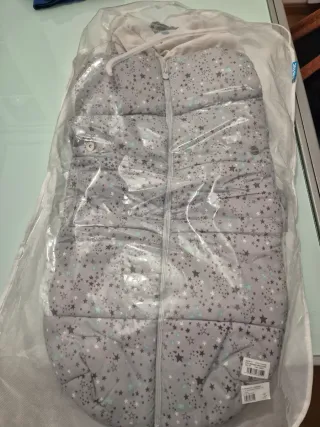 Saco Carro Bebé Estrellas Gris