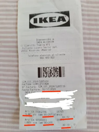 Estructura cama IKEA Slakt + somier