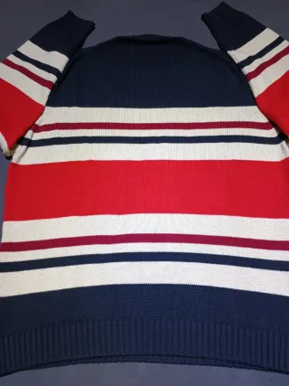 Jersey de rayas Lacoste mens pullover Talla L
