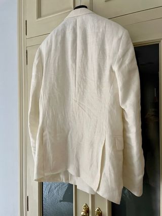 Americana cruzada Zara blanca