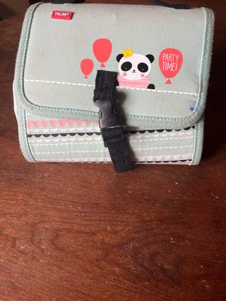 Estuche escolar Milan panda globos