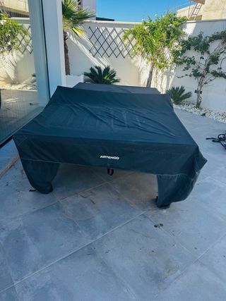 Mesa Ping Pong Artengo PPT 900 Outdoor y Funda
