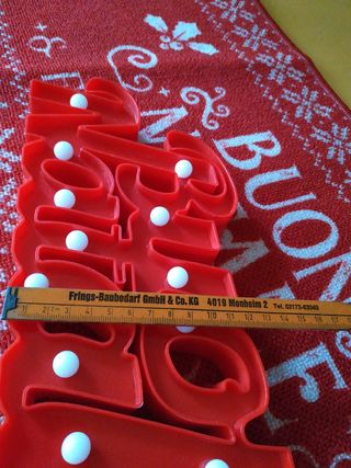 Zerbino natalizio + Buon Natale scritta