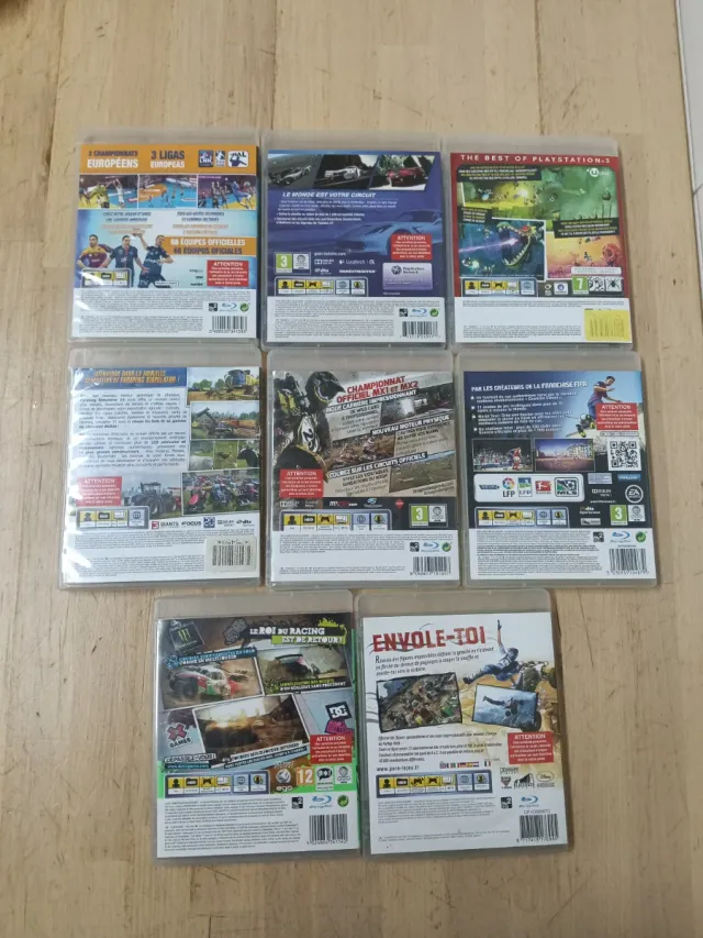 Lote 8 Juegos PS3 (de 5€ a 12€)