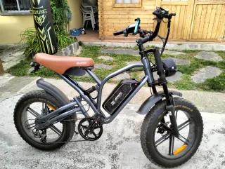 Bici Eléctrica Fat Bike Gris