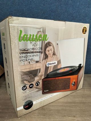 Lauson XN092 Tocadiscos Vintage BT + Grabación USB