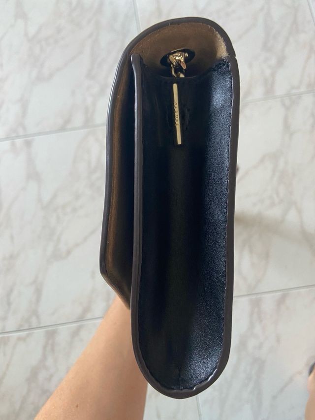 Borsa Sandro Pelle Nero/Rosso/Panna